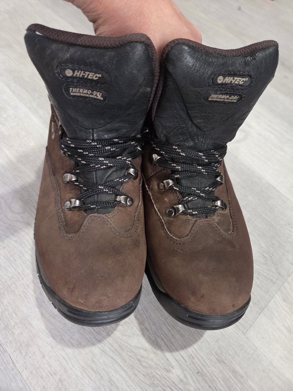 Hi-Tec Brown and Black Women's Ankle Hiking Booties